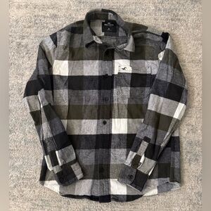 Hollister Long Sleeve Plaid Flannel